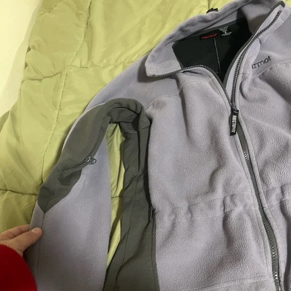 Marmot Fleece Windstopper Zip Up Jacket - Picture 3 of 4